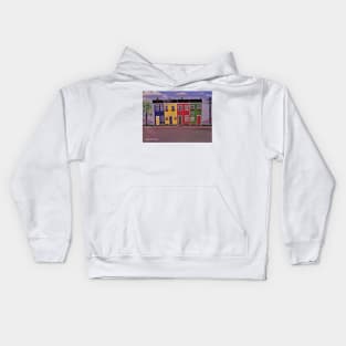 Jelly Bean Row houses Kids Hoodie